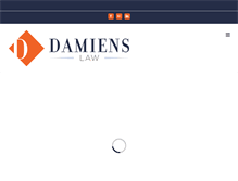 Tablet Screenshot of damienslaw.com